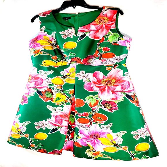 Multicolored Floral Size 12P Dress - Picture 8 of 9